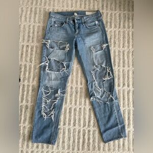 Very Distressed Rag & Bone Jeans